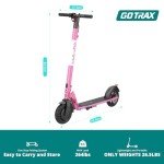 Gotrax XR Ultra Electric Scooter, 8.5" Honeycomb Tire, Max 13 Mile and 15.5 Mph 300W Motor, Bright Headlight, Aluminum Alloy Frame and Cruise Control, Foldable Escooter for Adult (Pink)
