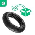 MOOVMOOV Solid Tire 10x2.125 Compatible with Pure Air Electric Scooter, Gotrax G4 / GMAX Ultra, Turboant M10, and Other Models - Puncture Resistant Tire 10 x 2.125 Inches