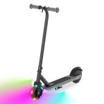 Hiboy ES1 Electric Scooter for Kids Ages 4-8, LED Light-Up Wheels & Side Lights, 5MPH Safe Speed, 6 Miles Range, Easy Kick-Start, Scratch-Proof Curved Edges - Safety E Scooter, UL 2272 Certificate