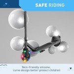 Hiboy ES1 Electric Scooter for Kids Ages 4-8, LED Light-Up Wheels & Side Lights, 5MPH Safe Speed, 6 Miles Range, Easy Kick-Start, Scratch-Proof Curved Edges - Safety E Scooter, UL 2272 Certificate