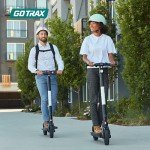Gotrax Xr Elite Electric Scooter for Adult, 8.5" Pneumatic Tire, Max 16 Mile and 15.5Mph by 250W Motor, Bright Headlight and Taillight, Foldable Commuting Escooter, Matt Black