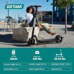 Gotrax Xr Elite Electric Scooter for Adult, 8.5" Pneumatic Tire, Max 16 Mile and 15.5Mph by 250W Motor, Bright Headlight and Taillight, Foldable Commuting Escooter, Matt Black