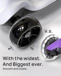 Elecorange Kid Scooter Electric Ages 3-9, Light Up Scooter 3 Wheels, Ride On Toys for Kid 4-8, 3 Wheel Electric Scooters for Kids, Scooter for Kids 5-7, Christmas Birthday Gift for Kids, Black, White