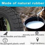 10X2.125 Inch Solid Tires for Electric Scooter,50/75-6.1 Replacement Wheel, 10X2.125 Rubber Tyre for Gotrax G4& Turboant X7 Pro& Hiboy S2/S2R Plus/ S2 MAX-Black (2PCS)