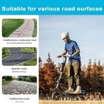 10X2.125 Inch Solid Tires for Electric Scooter,50/75-6.1 Replacement Wheel, 10X2.125 Rubber Tyre for Gotrax G4& Turboant X7 Pro& Hiboy S2/S2R Plus/ S2 MAX-Black (2PCS)