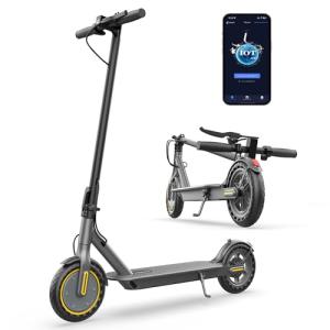 Electric Scooter, 21 Miles Long Range, 8.5" Tire, Powerful 350W Motor, Top Speed 19 MPH, Folding Escooter for Adults&Teens with Dual Braking, Cruise Control (H7-21Miles-350W-19Mph)