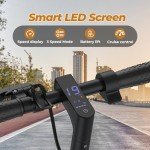 Electric Scooter, 21 Miles Long Range, 8.5" Tire, Powerful 350W Motor, Top Speed 19 MPH, Folding Escooter for Adults&Teens with Dual Braking, Cruise Control (H7-21Miles-350W-19Mph)