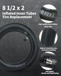 Walshen 8.5 Inner Tubes 8.5x2 Inches Scooter Tube Replacement for Gotrax Gxl V2/Xiaomi M365/Pro 2/1s Electric Scooter,50/75-6.1 Thickened High Air Retention Rate Inner Tubes (2PCS)