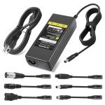 42V 2A Universal Scooter Charger with 7 Connections, 7 in 1 for Jetson, Gotrax Bike Electric Scooter, ninebot Electric Scooter Charger for 36V 10S Li-ion Battery.