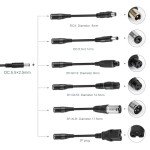 42V 2A Universal Scooter Charger with 7 Connections, 7 in 1 for Jetson, Gotrax Bike Electric Scooter, ninebot Electric Scooter Charger for 36V 10S Li-ion Battery.