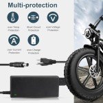 42V 2A Universal Scooter Charger with 7 Connections, 7 in 1 for Jetson, Gotrax Bike Electric Scooter, ninebot Electric Scooter Charger for 36V 10S Li-ion Battery.