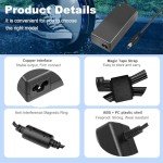 42V 2A Universal Scooter Charger with 7 Connections, 7 in 1 for Jetson, Gotrax Bike Electric Scooter, ninebot Electric Scooter Charger for 36V 10S Li-ion Battery.