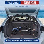 Metro Mobility Mobility Scooters for Adults, 4 Wheel Powered Mobility Scooters, Electric Scooter for Seniors Folding Mobility Scooter Lightweight 10 Miles Long Travel Range Blue