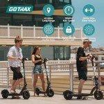 Gotrax GMAX Electric Scooter, 10" Solid Tire, Max 42 Mile & 20Mph by 500W Motor, Double Anti-Theft Lock, Bright Headlight and Taillight, Foldable and Cruise Control Electric Scooter for Adult