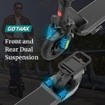Gotrax Eclipse Ultra Saddle Electric Scooter, 20MPH, 28Miles, Adjustable Handlebar Height, Foldable, Detachable Seat, Cruise Control, Dual Suspension, LED Display, One-step Folding