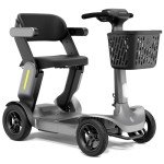 Glashow S3 Mobility Scooter for Seniors - Foldable Mobility Scooter for Adults - 25 Miles on 1 Charge, Enhanced Safety, Lightweight for Travel, LED, Basket, 6 MPH Max