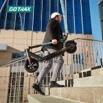 Gotrax GMAX Electric Scooter, 10" Solid Tire, Max 42 Mile & 20Mph by 500W Motor, Double Anti-Theft Lock, Bright Headlight and Taillight, Foldable and Cruise Control Electric Scooter for Adult