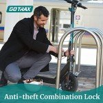 Gotrax GMAX Electric Scooter, 10" Solid Tire, Max 42 Mile & 20Mph by 500W Motor, Double Anti-Theft Lock, Bright Headlight and Taillight, Foldable and Cruise Control Electric Scooter for Adult