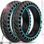 BANGTING 2PCS 8.5x2 inches Solid Tires for Electric Scooter, 8 1/2 x2 Tire for Gotrax GXL V2 / XR/APEX, 50/75-6.1 Tire Replacement for Xiaomi Pro 2 / M365 / 1S and All 8.5'' Scooter Tires