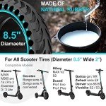 BANGTING 2PCS 8.5x2 inches Solid Tires for Electric Scooter, 8 1/2 x2 Tire for Gotrax GXL V2 / XR/APEX, 50/75-6.1 Tire Replacement for Xiaomi Pro 2 / M365 / 1S and All 8.5'' Scooter Tires