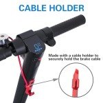 APPYU Plastic Folding Hook & Latch Set for GOTRAX GXL V2 XR Ultra XR Ellite Electric Scooters Clip Red Accessory Holder and Fender Clip Scooter Hanger Hook
