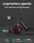 Electric Scooter for Adults, 500W Motor, Max Spped 19-20MPH & Long Range 25 Miles, Commuter Escooter, Foldable E-Scooter for Youths with APP and Dual Braking System
