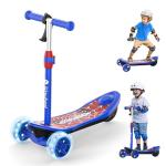 isinwheel MiniSpider Electric Scooter for Kids Ages 3-12, 2-in-1 3 Wheel Electric Scooter with Remote Controller and 2 Speeds, Nice Gifts for Kids(Blue)
