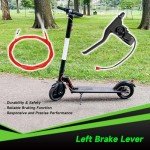 XIKOBY Universal Left Brake Handle Lever & Brake Cable Compatible with GOTRAX GXL V2 Electric Scooter Apex Pro XL Rival XR Elite E-Scooter Replacement Parts Accessories