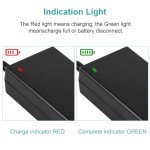 Fancy Buying 42V 2A Charger for Electric Scooter 36V 10S Lithium-ion Battery Pack Compatible with GOTRAX GXL V2, G2, G3, G4, Apex, Glider, XR Elite, XR Ultra 5.5 * 2.1mm Plug with a 5.5 * 2.5mm tip