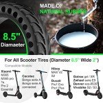 BANGTING 50/75-6.1 Solid Tires for Electric Scooter, 8 1/2 x2 Tire for Gotrax GXL V2 / XR/APEX, 8.5x2 inch Tire Replacement for Xiaomi Pro 2 / M365 / 1S (Black 1PCS)