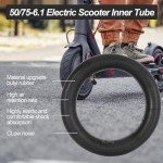 RUTU 8.5 Inch Scooter Inner Tubes, 8 1/2x2 Scooter Tube Replacement Compatible with Gotrax Gxl V2/Xiaomi M365/Pro 2/1s Electric Scooter, 50/75-6.1 Pneumatic Tube Scooter Wheels, 2 Pack