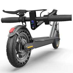 Electric Scooter, 20 Miles Long Range, 8.5" Tire, Powerful 350W Motor, Top Speed 19 MPH, Folding Escooter for Adults&Teens with Dual Braking, Cruise Control, E Scooter for Commuting, Outings, School