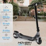 Hover-1 Neo V Foldable Electric Scooter with 250W Rated Brushless Motor, 15 mph Max Speed, 6.5” Wheels, 9 Mile Range Commuting Scooter for Kids & Teens