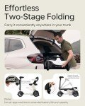 Mobility Scooter for Adult, 25 Miles Endurance Lightweight Mobility Scooter, Folding Mobility Scooter for Adult, Powered Mobility Scooter All Terrain Motorized Scooter Collapsible