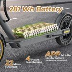 Electric Scooter, 20 Miles Long Range, 8.5" Tire, Powerful 350W Motor, Top Speed 19 MPH, Folding Escooter for Adults&Teens with Dual Braking, Cruise Control, E Scooter for Commuting, Outings, School