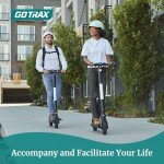 Gotrax XR Elite Electric Scooter, 8.5" Pneumatic Tire, Max 18 Mile and 15.5Mph by 300W Motor, Bright Headlight and Taillight, Aluminum Alloy Frame and Cruise Control, Foldable Escooter for Adult Black