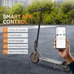 Foldable Electric Scooter for Adults, 16 MPH