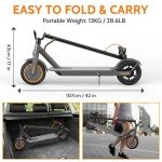 Foldable Electric Scooter for Adults, 16 MPH