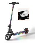 SIMATE Kids Electric Scooter with Colorful Lights