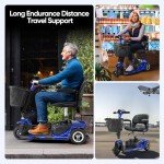 Foldable 3-Wheel Electric Scooter for Seniors