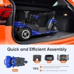 Foldable 3-Wheel Electric Scooter for Seniors