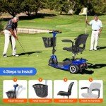 Foldable 3-Wheel Electric Scooter for Seniors