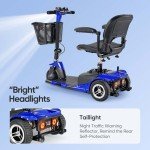 Foldable 3-Wheel Electric Scooter for Seniors
