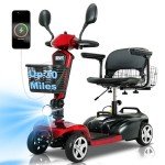 MIHAYO 30-Mile Range Foldable Electric Mobility Scooter