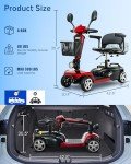 MIHAYO 30-Mile Range Foldable Electric Mobility Scooter