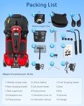 MIHAYO 30-Mile Range Foldable Electric Mobility Scooter
