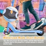 LIEAGLE Kids Electric Scooter with RGB Lights