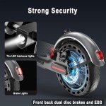 Folding Electric Scooter with Seat - 19MPH Speed
