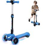 Kids' 3-Wheel Electric Scooter with Lights
