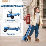 Kids' 3-Wheel Electric Scooter with Lights